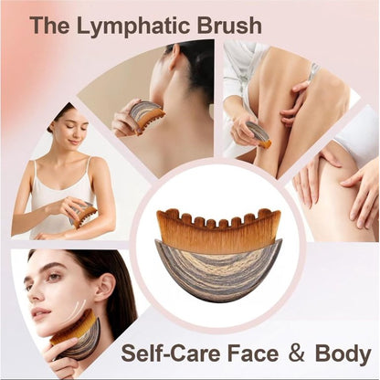 Gesichtsbürste für die Lymphmassage