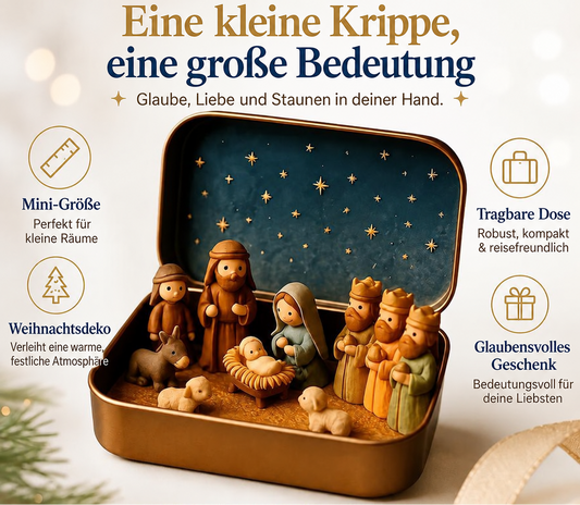 Mini Weihnachtskrippe