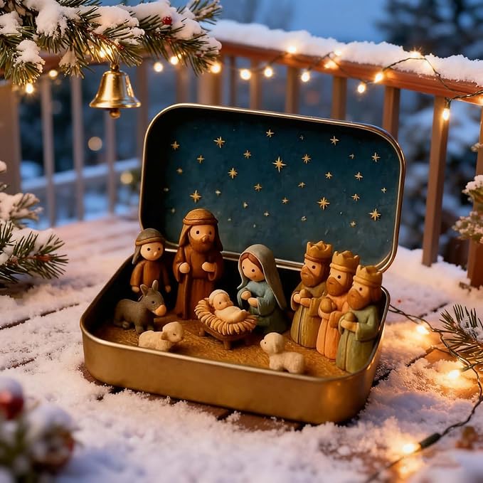 Mini Weihnachtskrippe